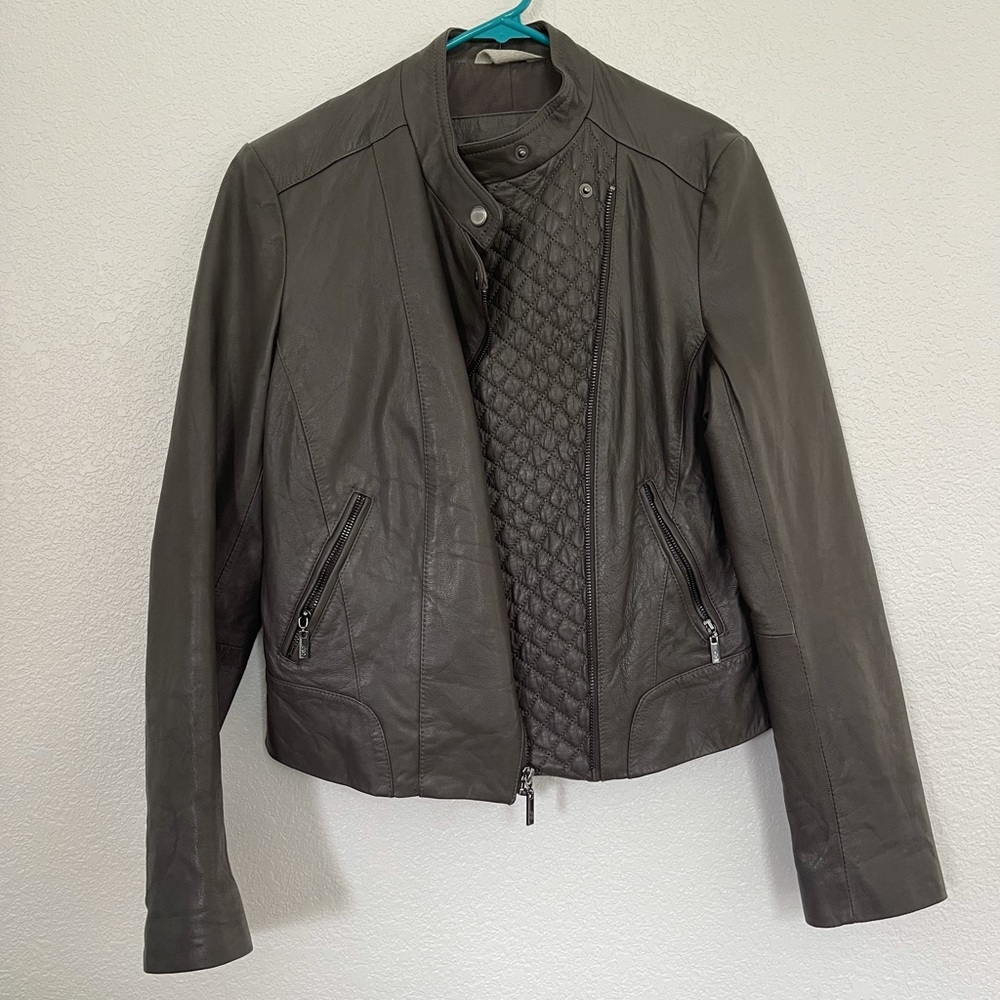 COLE HAAN leather jacket